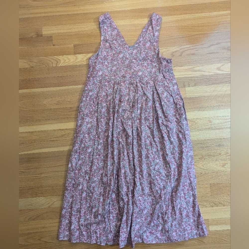 Laura Ashley vintage dress size 8 floral pink rose - image 2