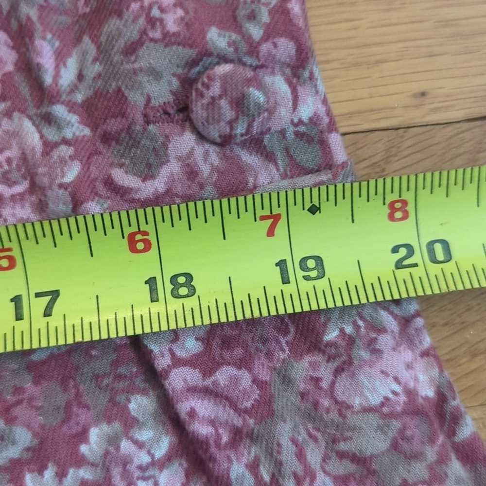 Laura Ashley vintage dress size 8 floral pink rose - image 9