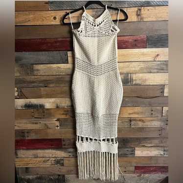 Zara Crochet Halter Top Dress (Bloggers Favorite)… - image 1