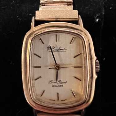 Vintage Lucien Piccard Womens Watch - Quartz Gold 