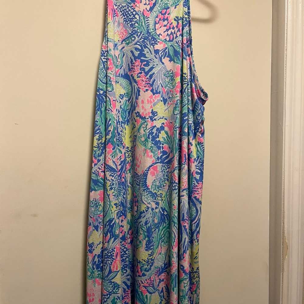 Lilly Pulitzer Margot swing halter dress mermaid … - image 2