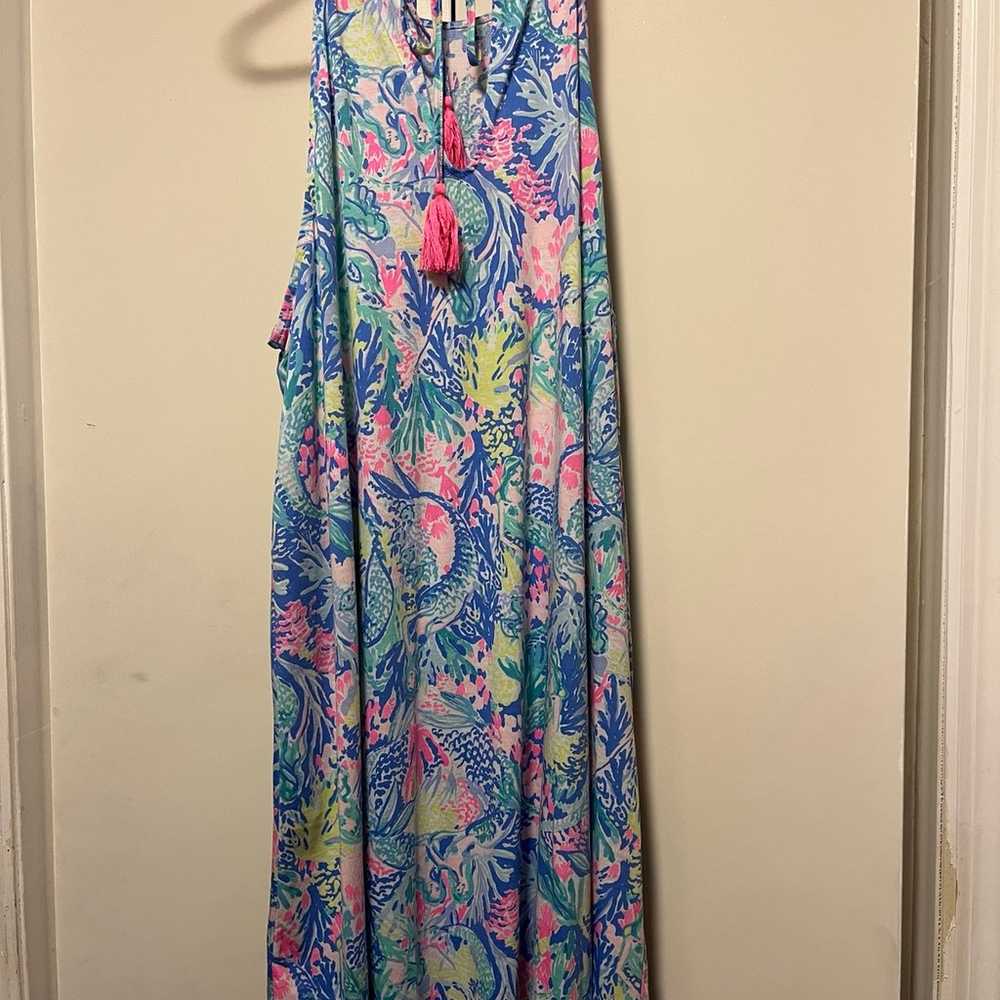 Lilly Pulitzer Margot swing halter dress mermaid … - image 8