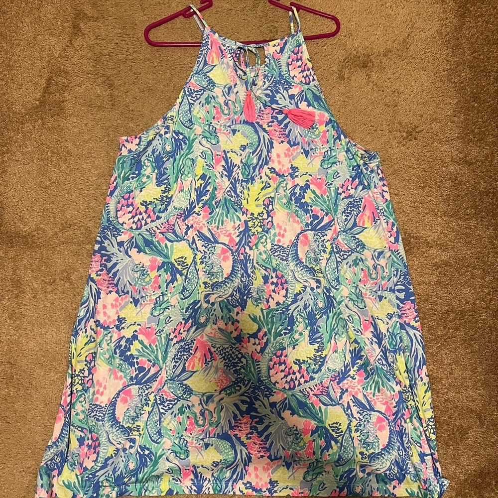 Lilly Pulitzer Margot swing halter dress mermaid … - image 9