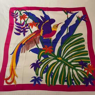 Vintage Ginnie Johansen Inc silk scarf