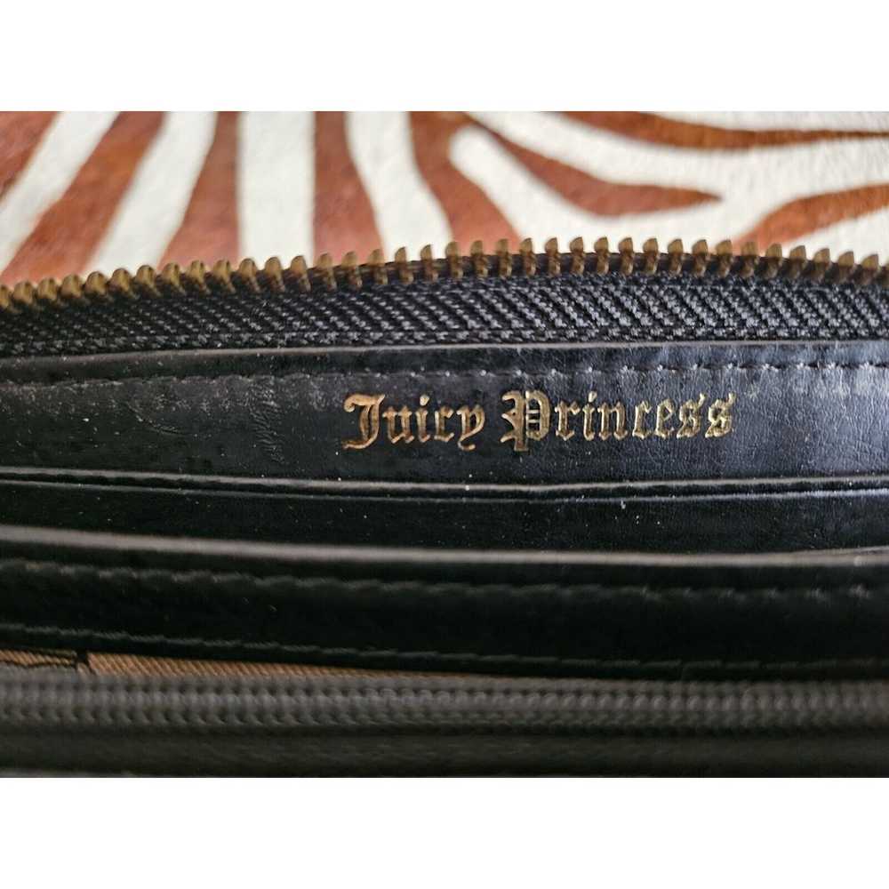 Vintage Juicy Couture Princess Crown Leather Velo… - image 5