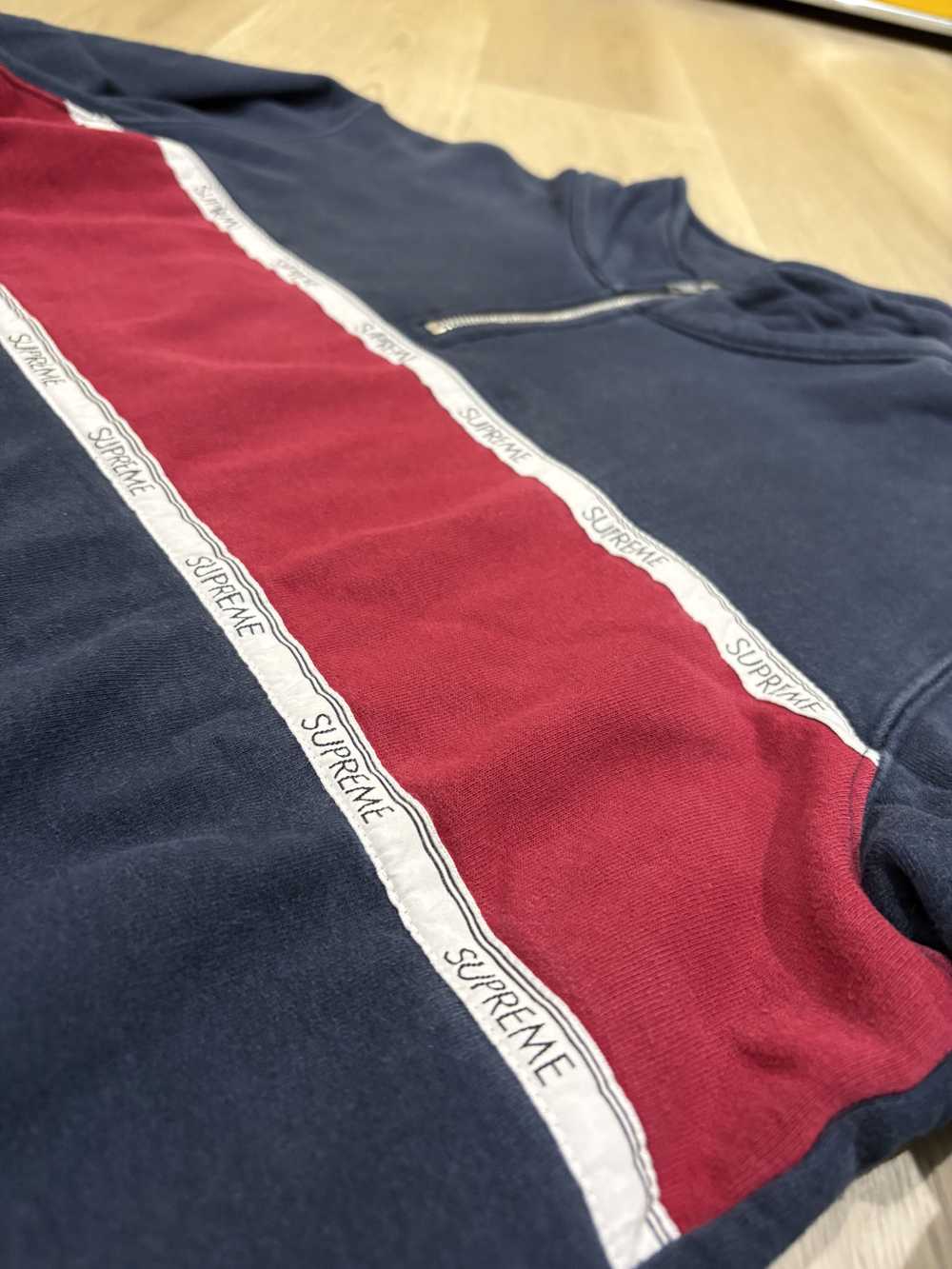 Supreme Navy & Maroon Quarter-zip - image 2