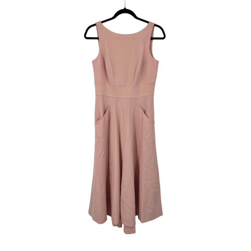 Eliza J Dress Bateau neck fit & flare pink size 4 - image 1