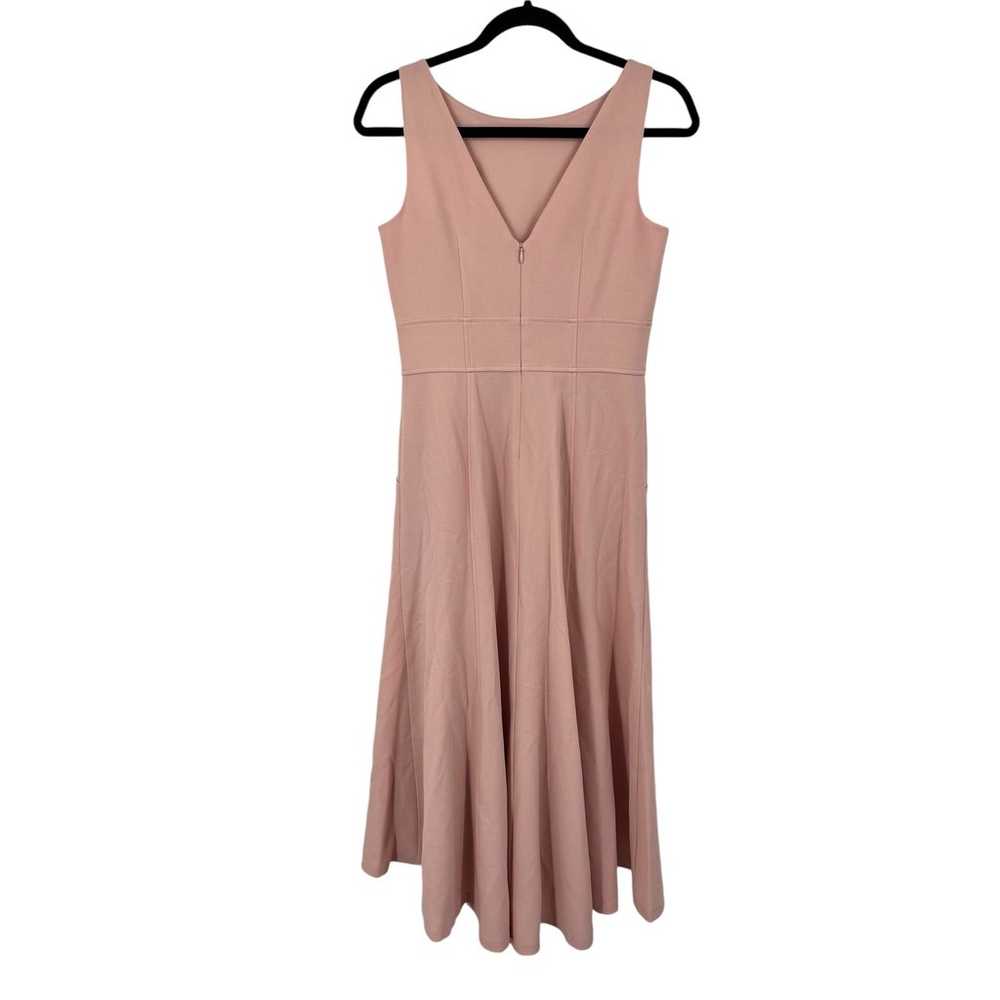 Eliza J Dress Bateau neck fit & flare pink size 4 - image 3