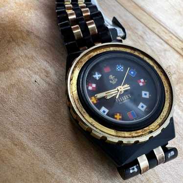 Vintage Pulsar Nautical Flag Quartz Watch - image 1