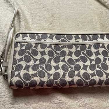 Coach Chelsea‎ heritage signature logo wallet 8x 4