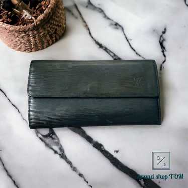 VUITTON Louis Vuitton Epi long wallet Black - image 1