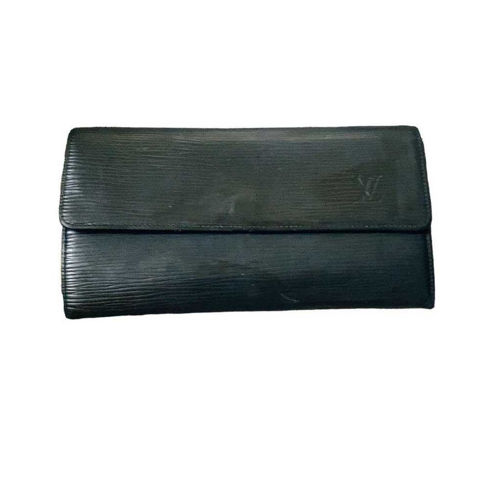 VUITTON Louis Vuitton Epi long wallet Black - image 2