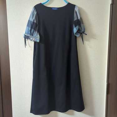 BLUE LABEL CRESTBRIDGE Short Sleeve Long Dress 38