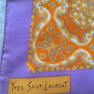 Vintage yves saint laurent scarf - image 1