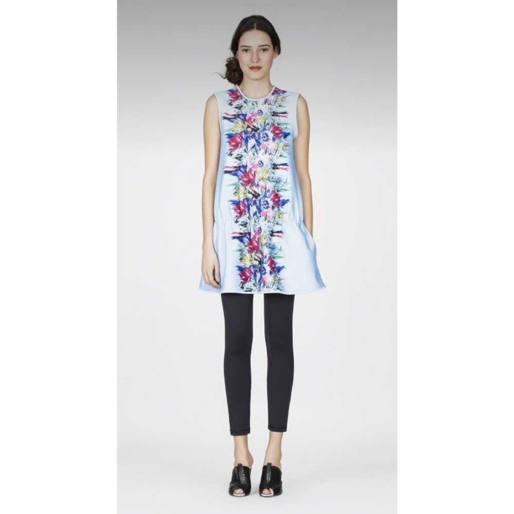 Cynthia Rowley Blue Floral Dropped Waist Neoprene… - image 5