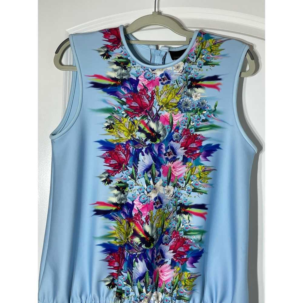 Cynthia Rowley Blue Floral Dropped Waist Neoprene… - image 6