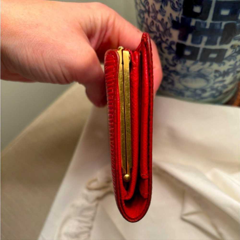 Louis Vuitton Epi French Purse Wallet Rouge - image 11