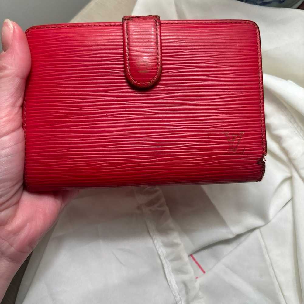 Louis Vuitton Epi French Purse Wallet Rouge - image 2