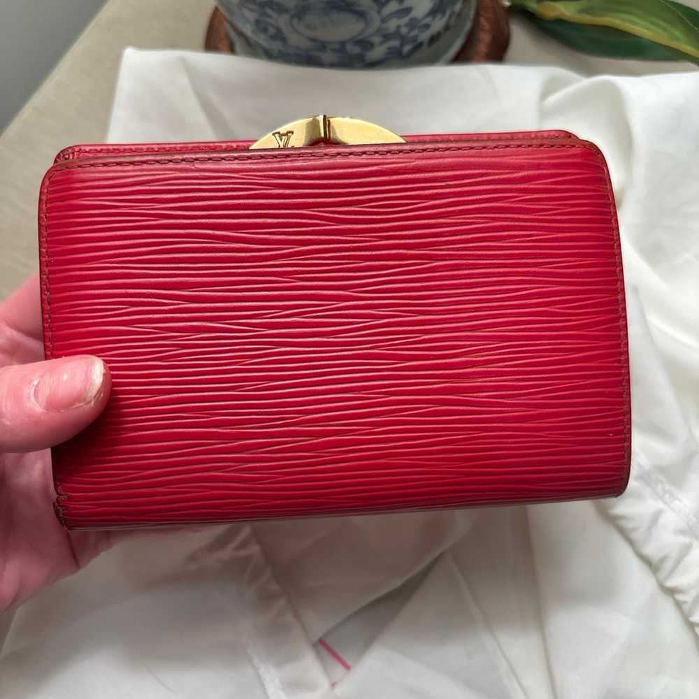 Louis Vuitton Epi French Purse Wallet Rouge - image 3