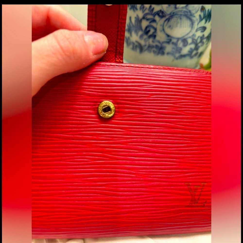 Louis Vuitton Epi French Purse Wallet Rouge - image 9