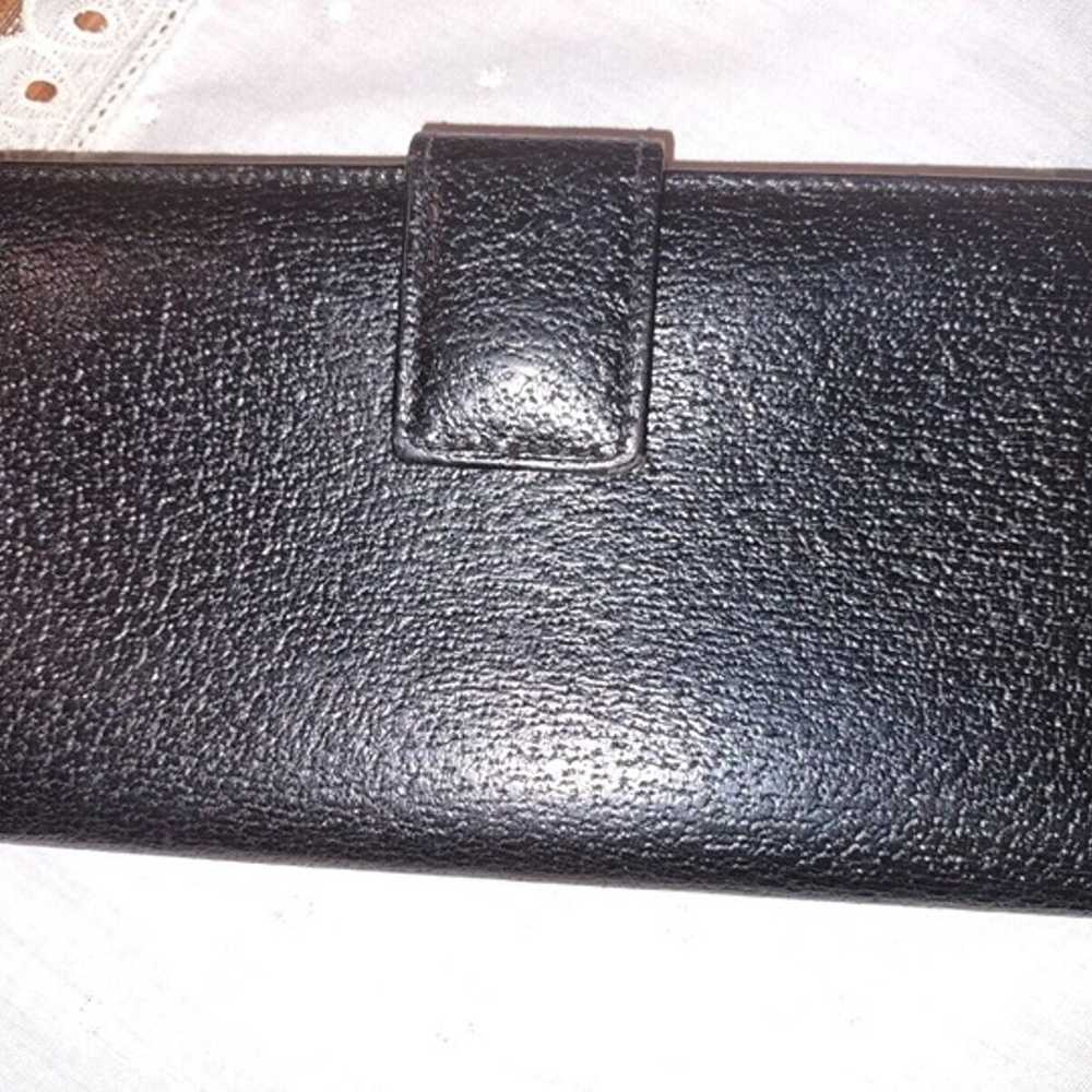 Vintage Black Gucci Wallet Made In Italy - image 6