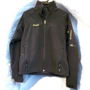 Columbia Columbia Titanium Black Full Zip Up Jack… - image 1