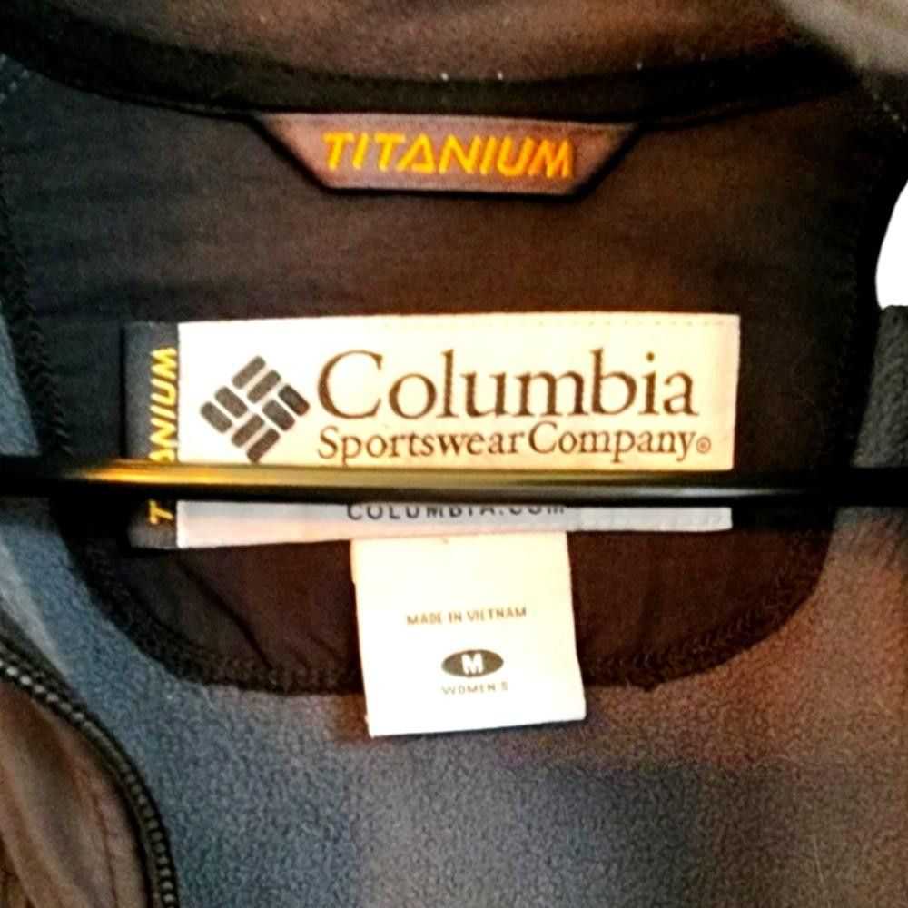 Columbia Columbia Titanium Black Full Zip Up Jack… - image 6