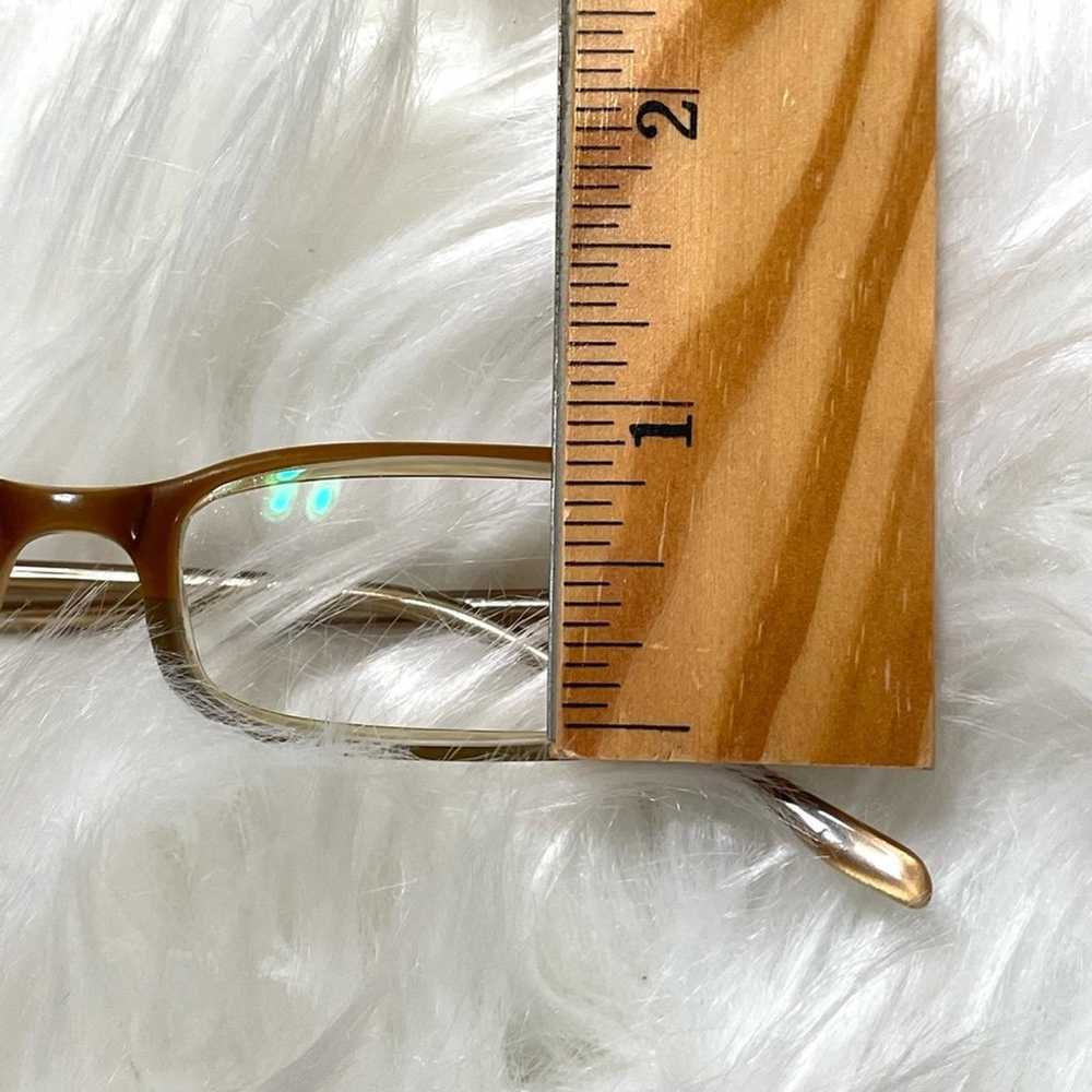 Eyeglasses Brown Rectangular Vintage - image 3