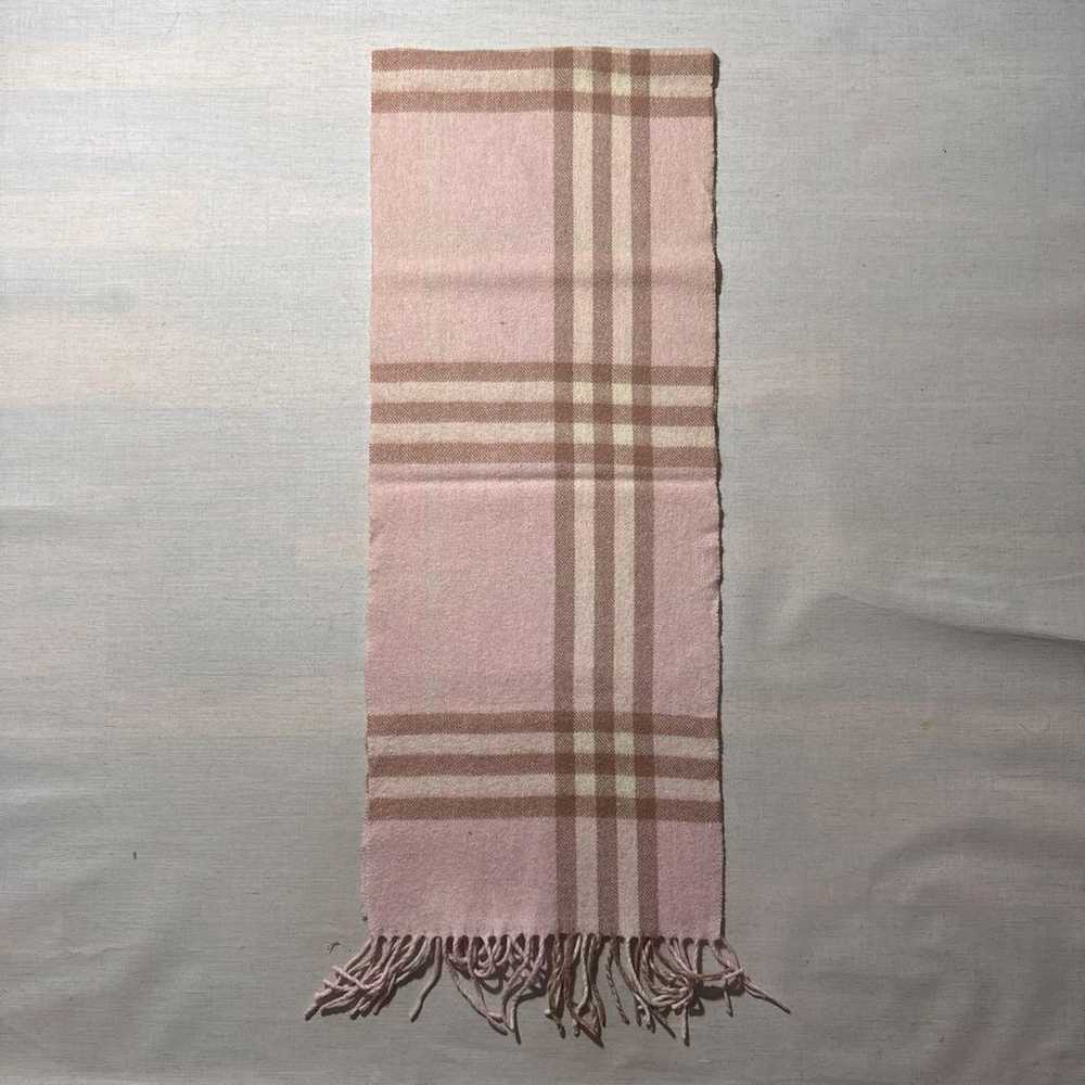 Burberry London 100% Cashmere Nova Check Scarf - image 6