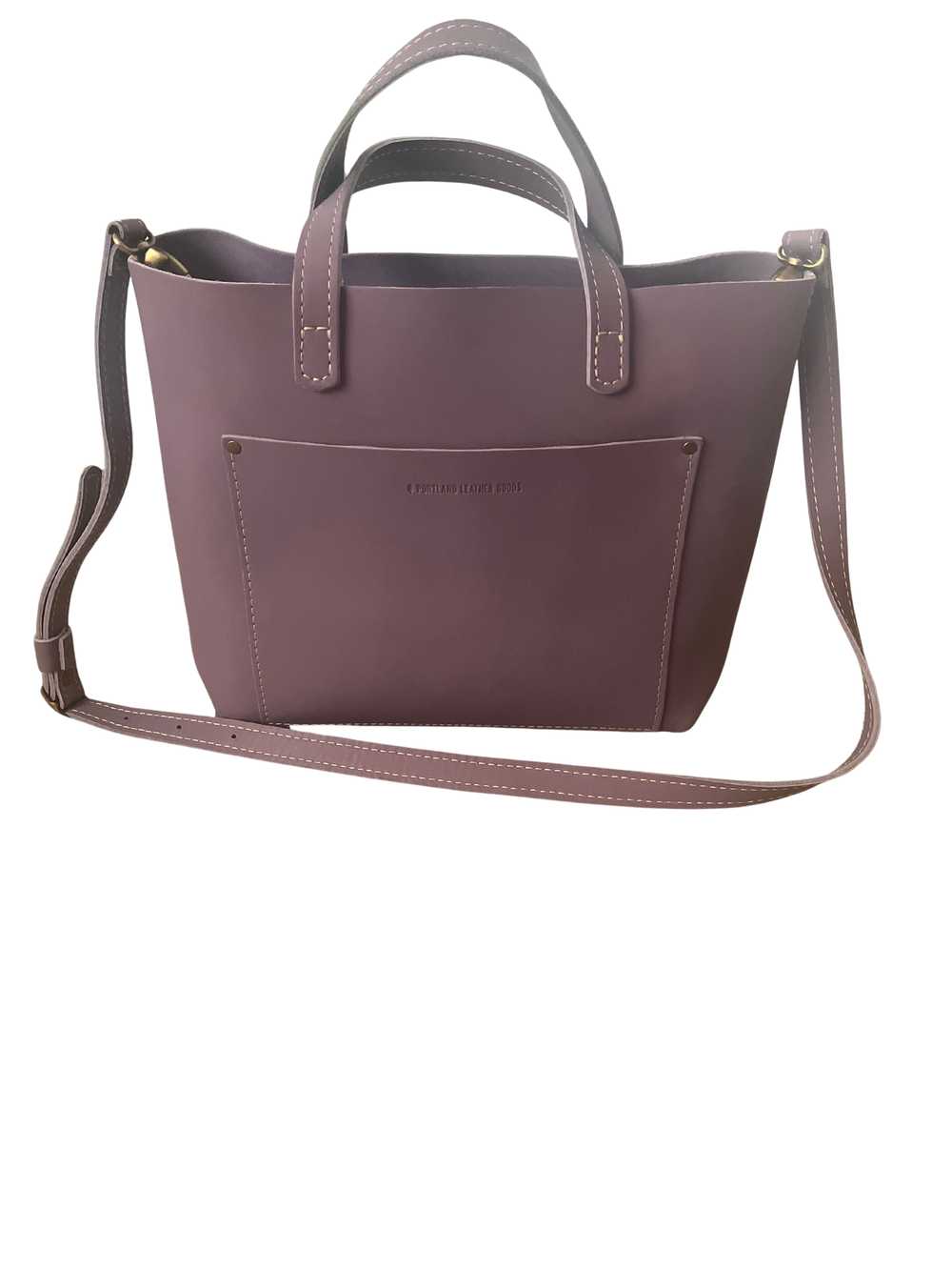 Portland Leather Crossbody Tote - image 1