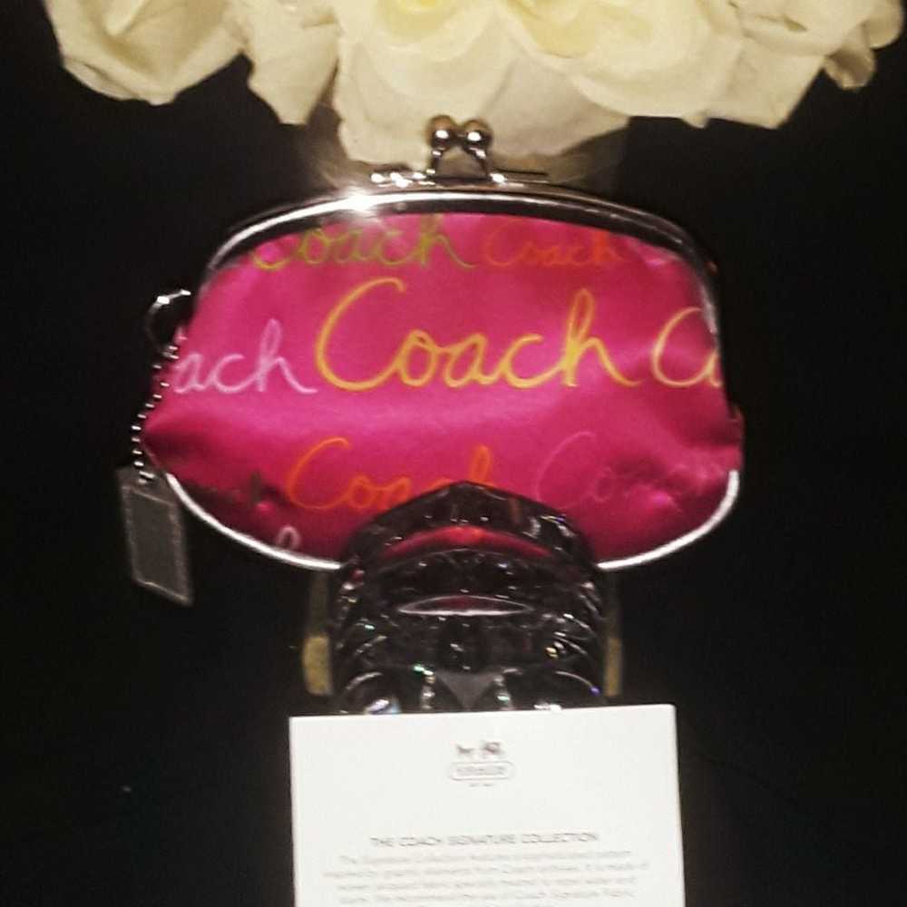 Coach coin purse kisslock EXTREMELY RARE OFFER'S … - image 1