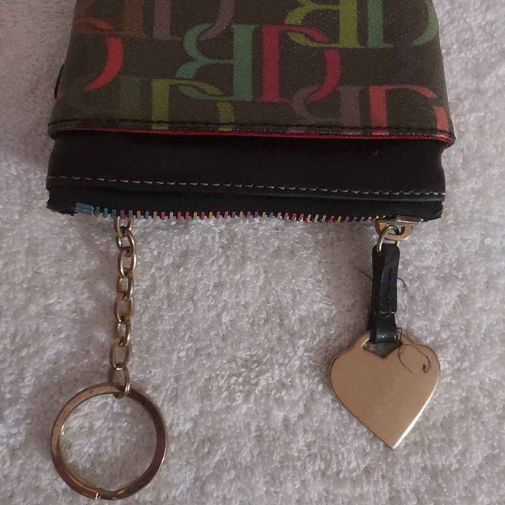 DOONEY  & BOURKE VINTAGE SCRIBBLE KEYRING COIN PU… - image 7