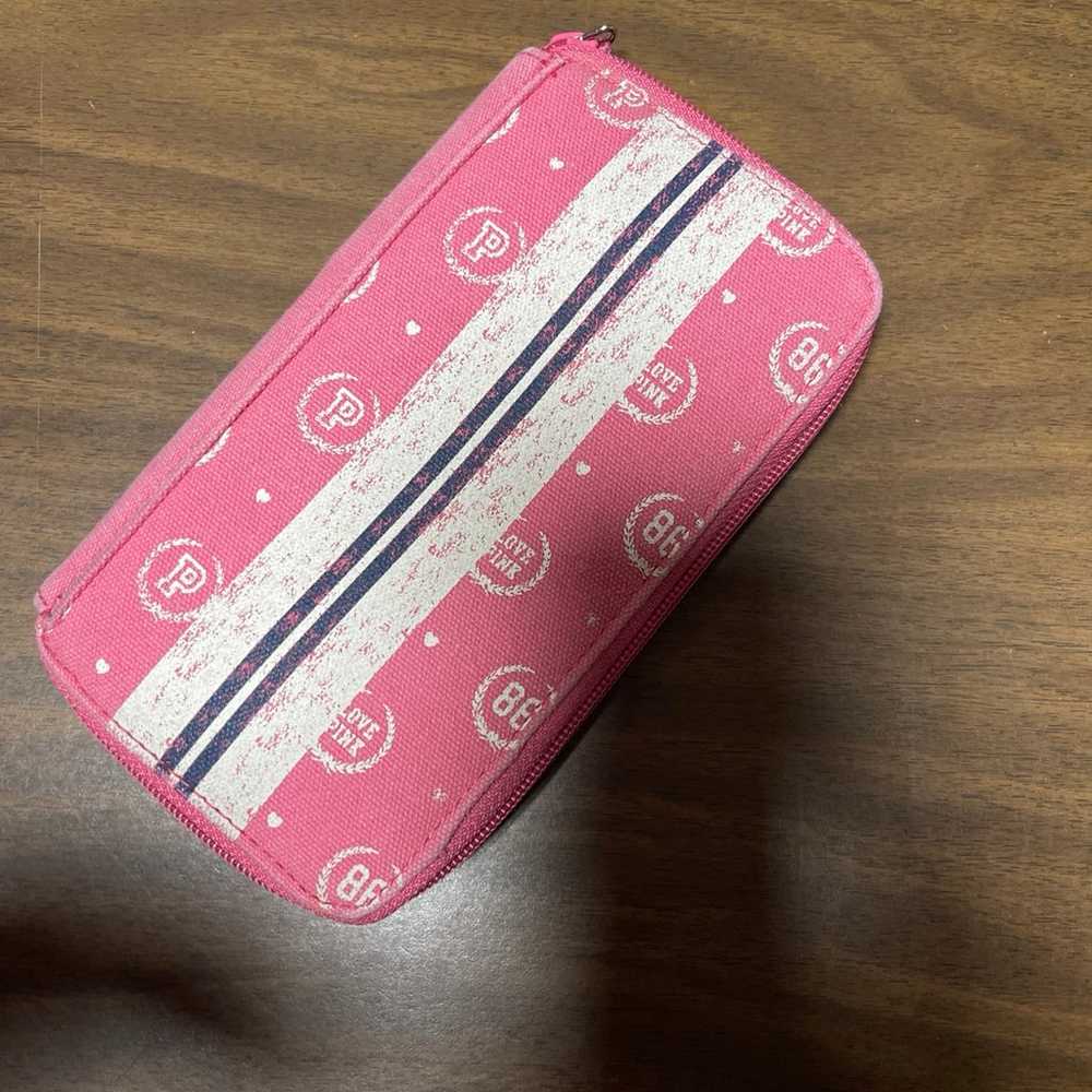 VINTAGE PINK Victoria's Secret Zip Around Wallet - image 1