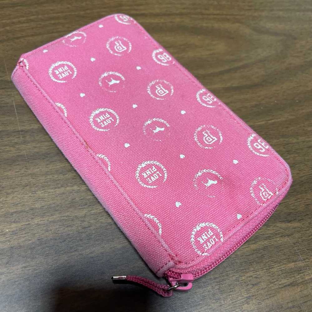 VINTAGE PINK Victoria's Secret Zip Around Wallet - image 3