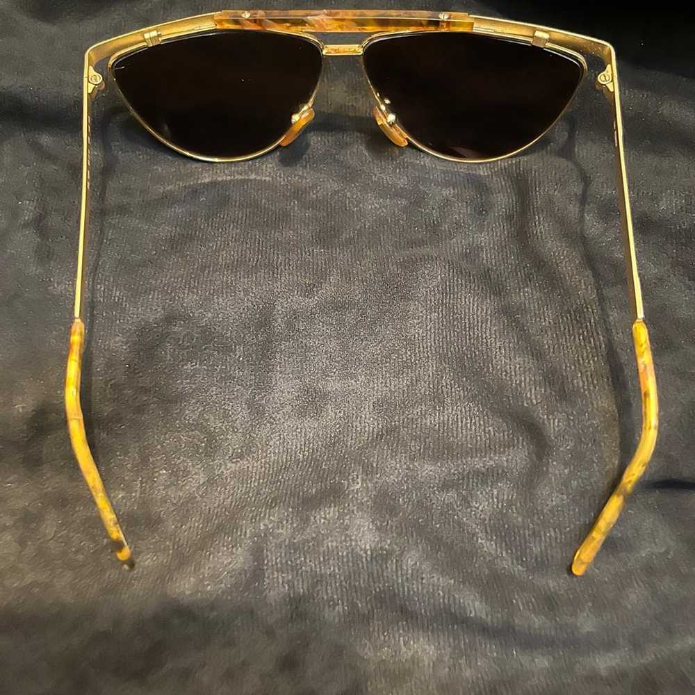 Fendi Vintage Gold & Tortoise Sunglasses - image 2