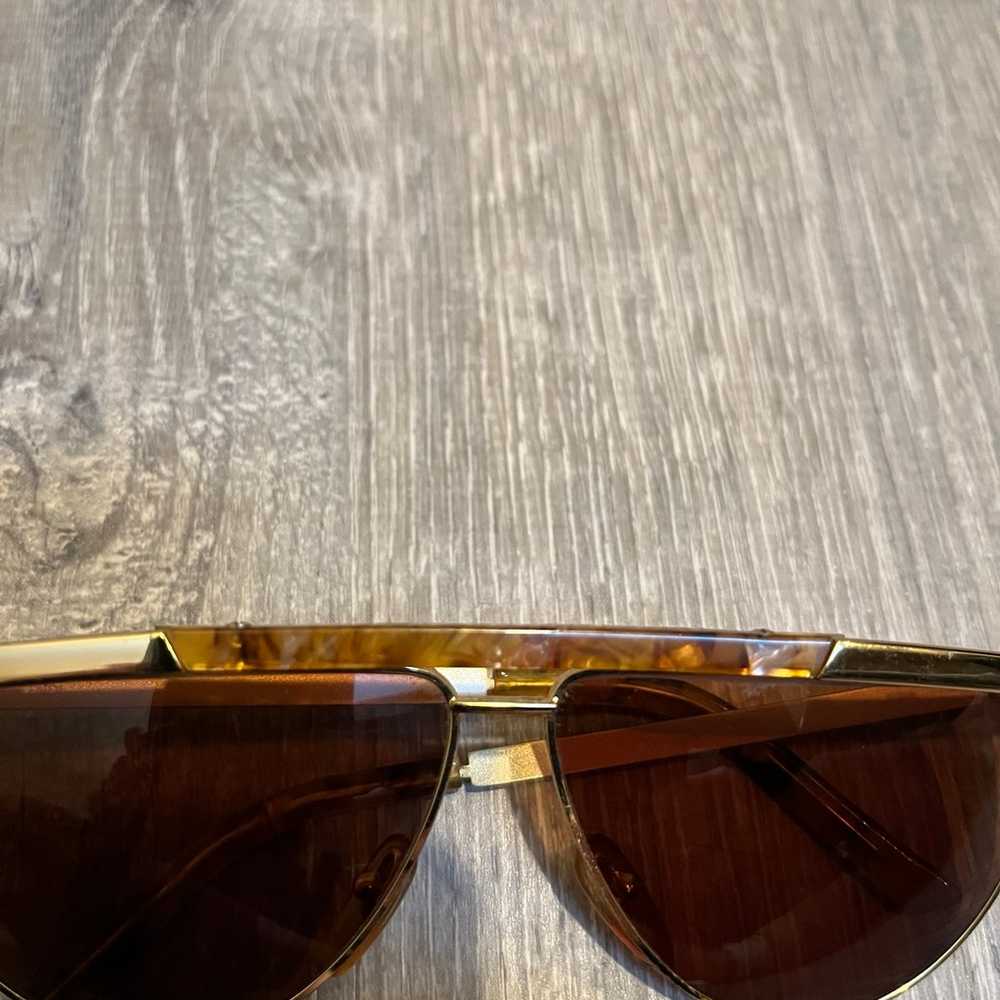 Fendi Vintage Gold & Tortoise Sunglasses - image 4