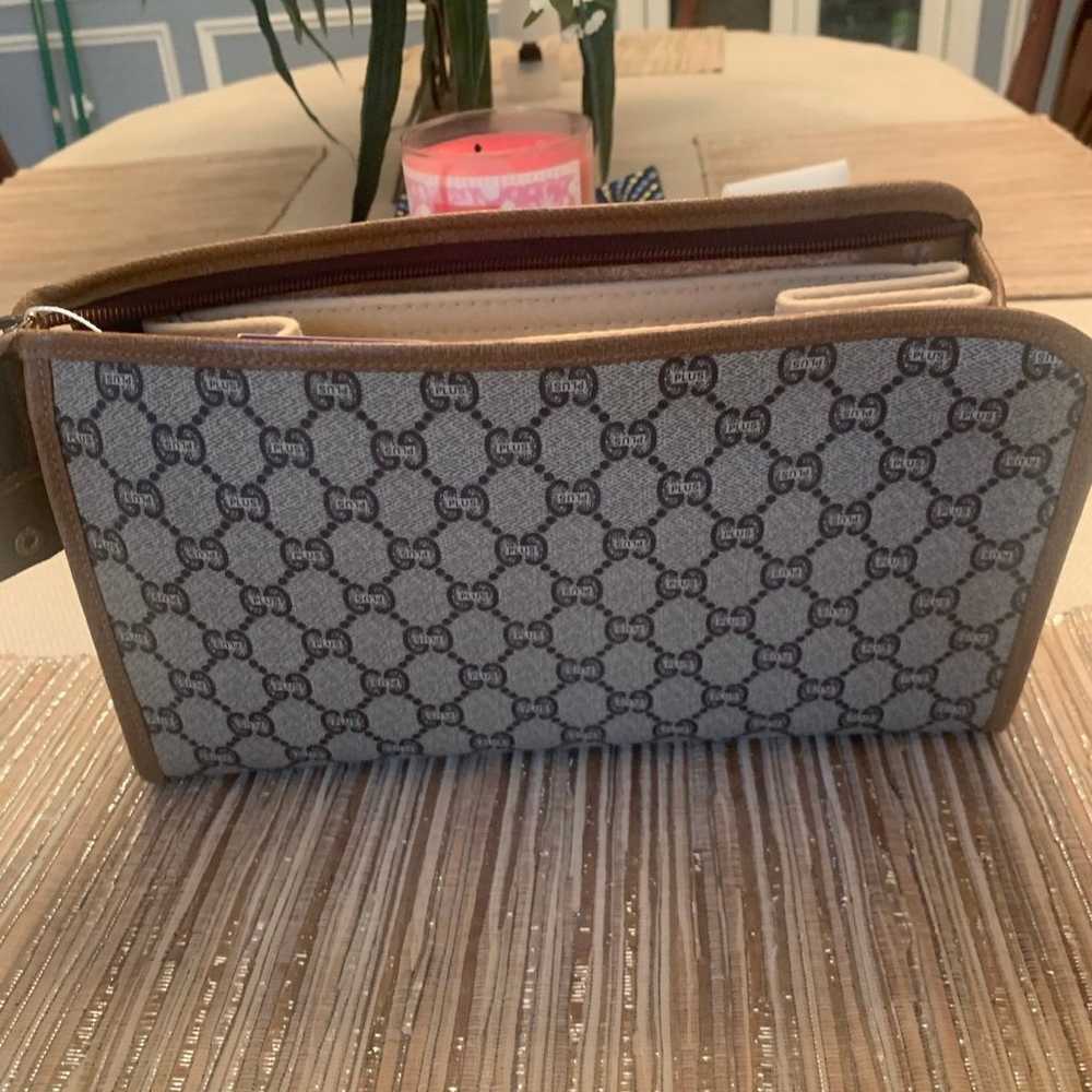 Preloved vintage gucci GG clutch - image 2