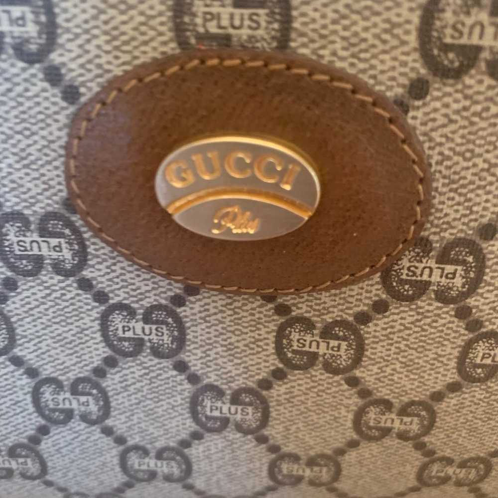 Preloved vintage gucci GG clutch - image 5