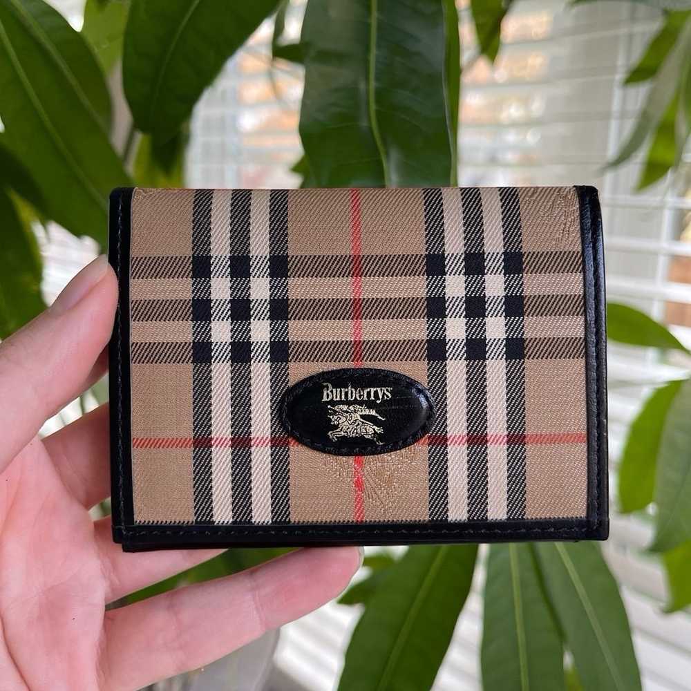 Burberry Haymarket Check Wallet - image 1