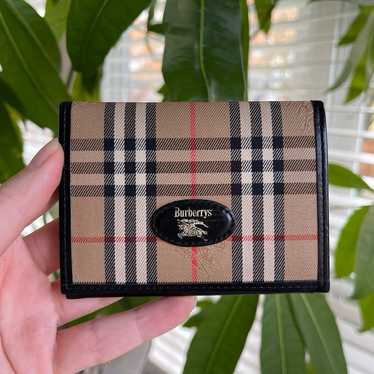 Burberry Haymarket Check Wallet