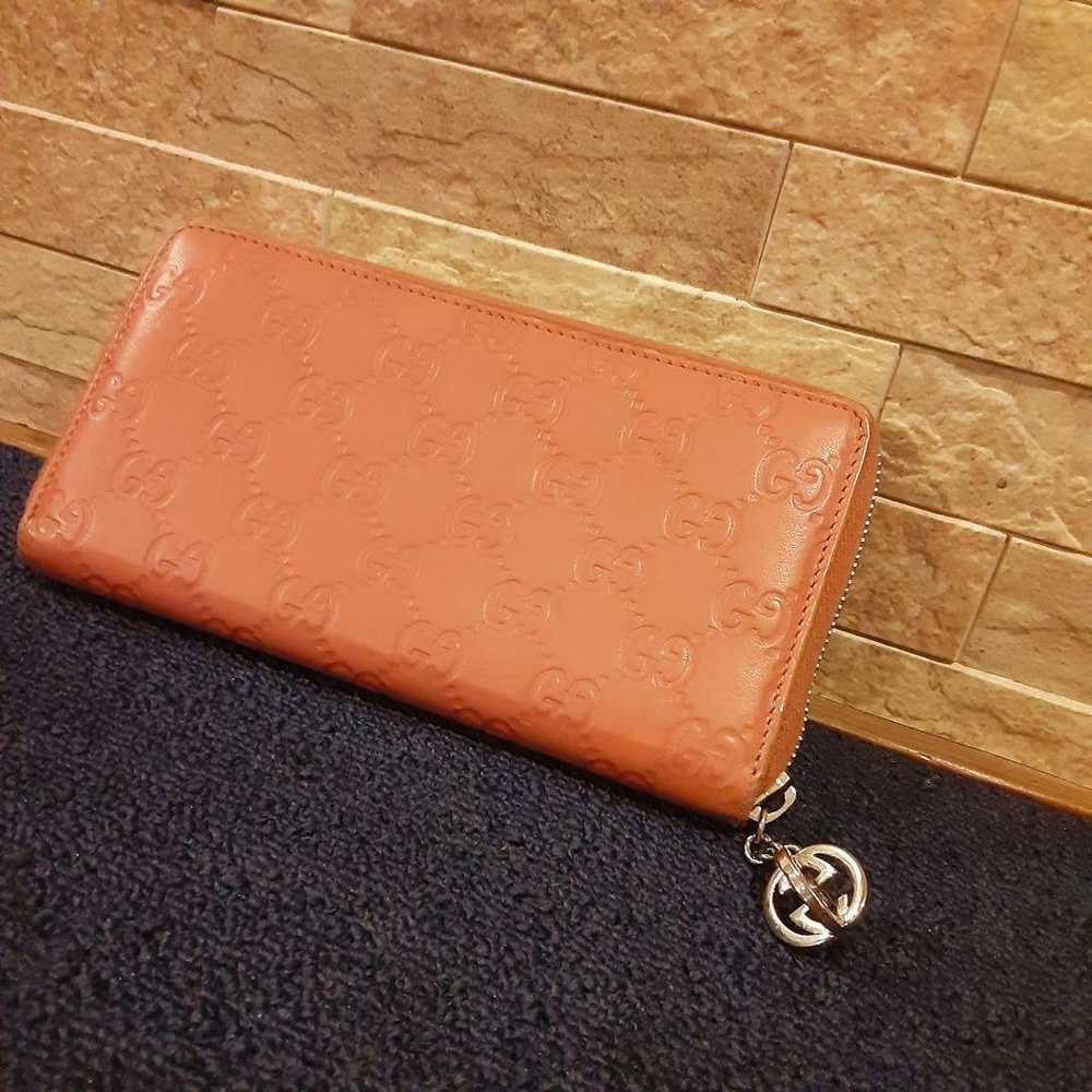 GUCCI Pink Long Wallet with Key Holder Stylish De… - image 3