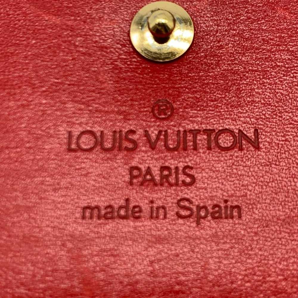 LOUIS VUITTON vintage red EPI leather key holder - image 10