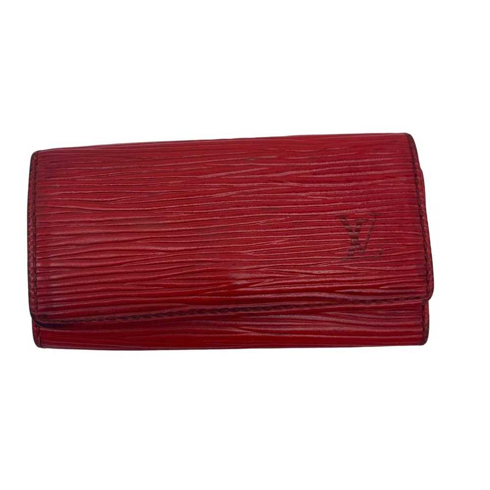 LOUIS VUITTON vintage red EPI leather key holder - image 2