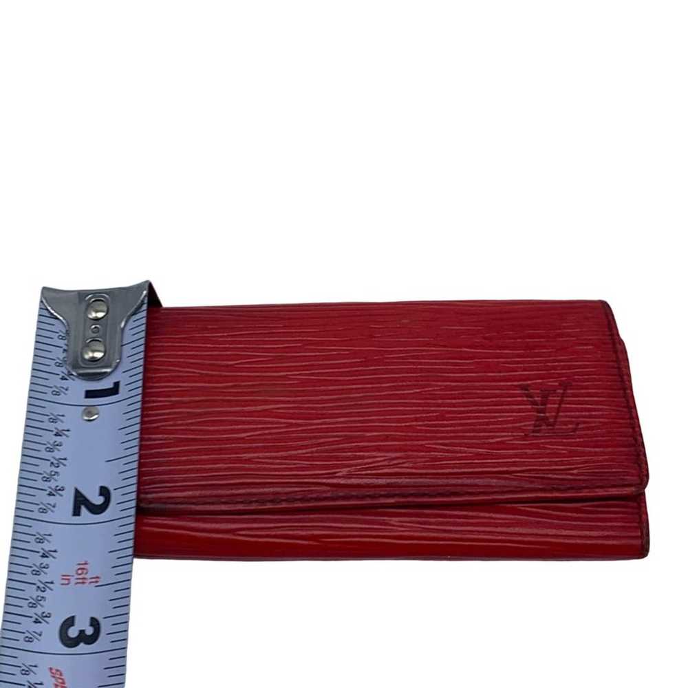 LOUIS VUITTON vintage red EPI leather key holder - image 6