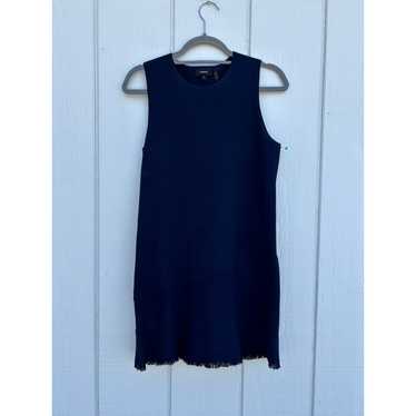 Theory Mini Dress, Navy Blue, Sleeveless, Sheath, 