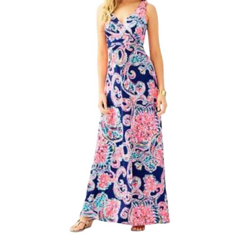 Lilly Pulitzer Sloane 97176 women's pink navy Max… - image 6