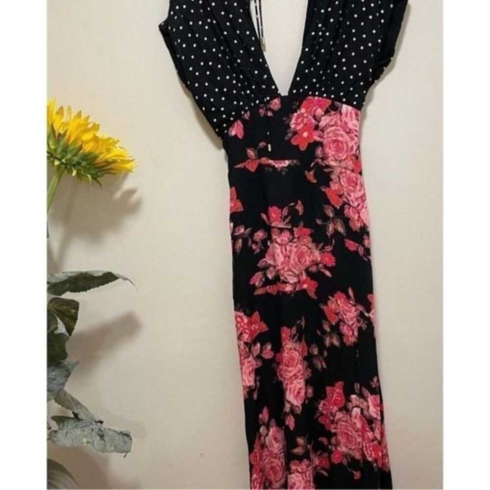 New People Juniper Maxi Dress Floral Polka Dot si… - image 3