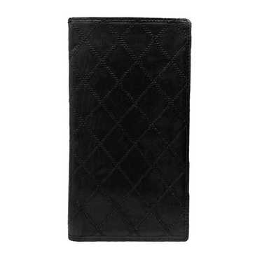 Vintage Chanel Quilted Lambskin Long Wallet