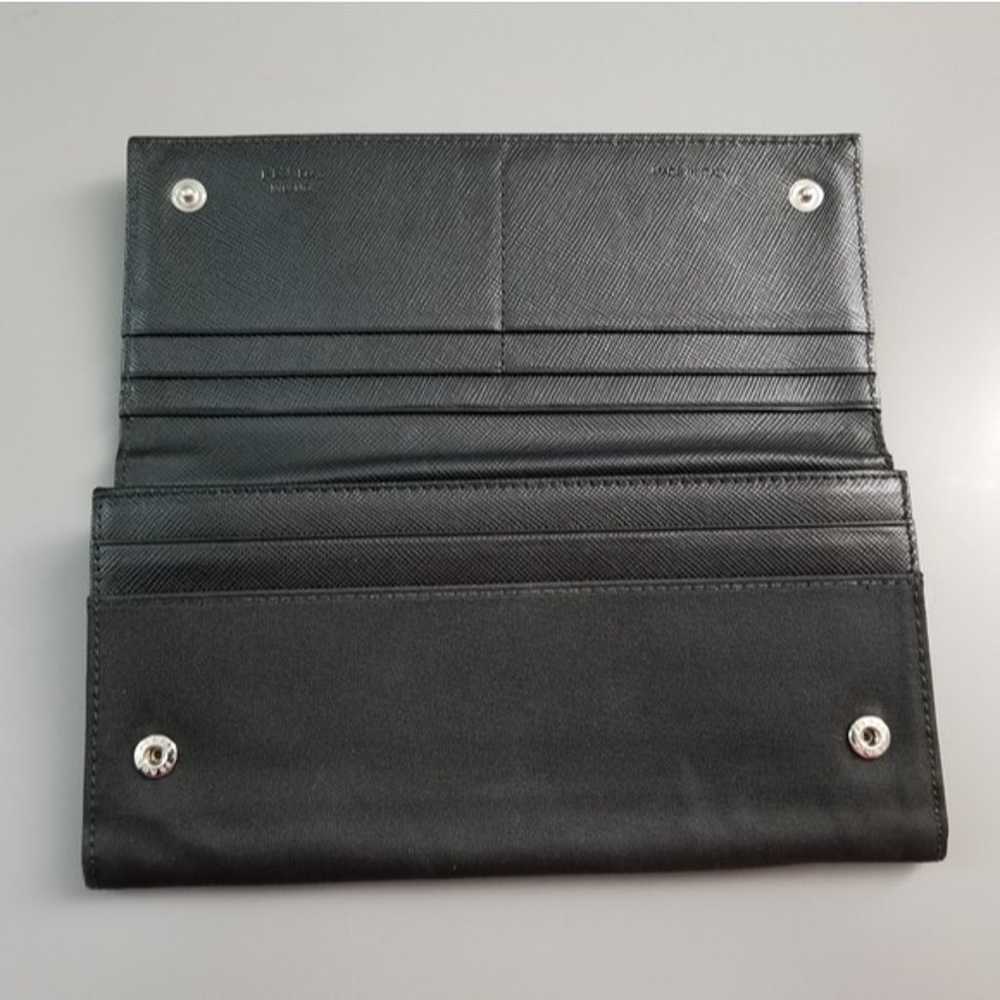 PRADA Beautiful Double Snap Closure Wallet Italy - image 3