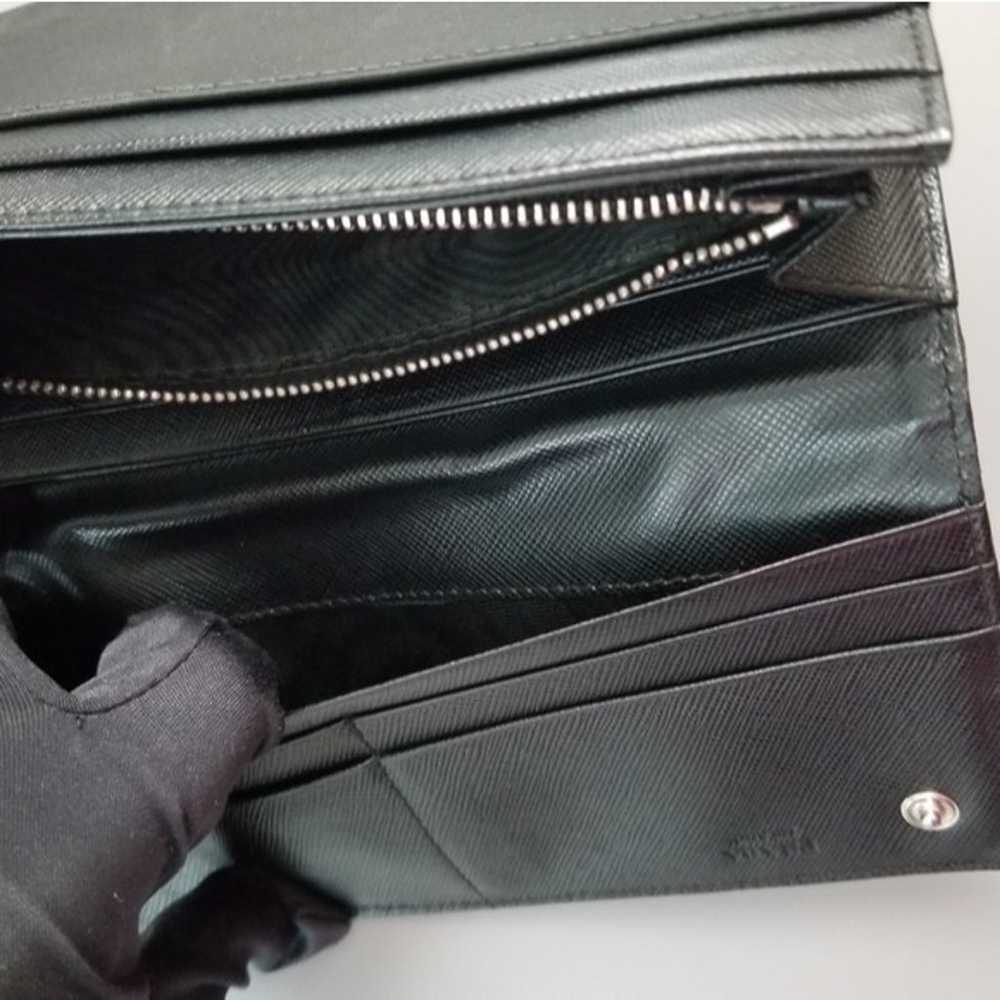 PRADA Beautiful Double Snap Closure Wallet Italy - image 7